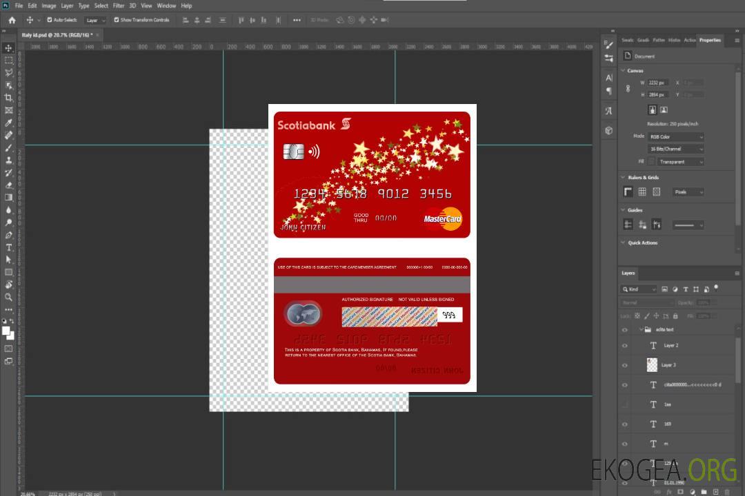 Carte Mastercard de la banque Scotia des Bahamas template Carte Mastercard de la banque Scotia des Bahamas template